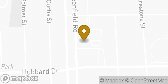 Map showing the location of Enterprise Rent-A-Car in Dearborn, MI 48126