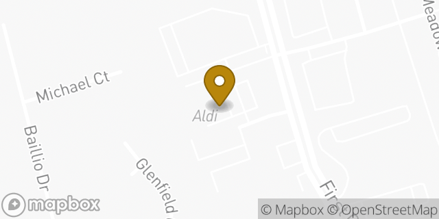 Map showing the location of Aldi in Virginia Beach, VA 23454