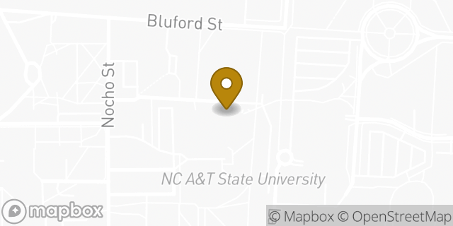 Map showing the location of Starbucks Coffee Company in Greensboro, NC 27411