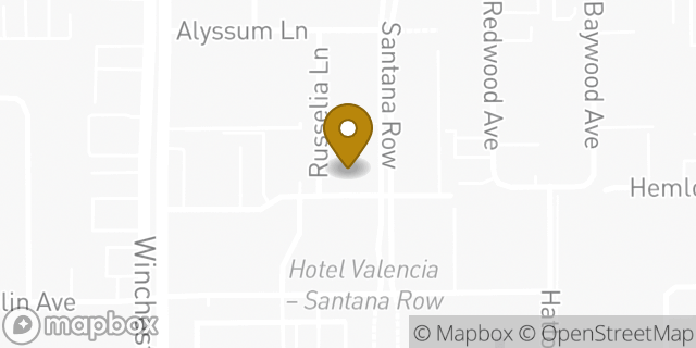 Map showing the location of YETI in San Jose, CA 95128