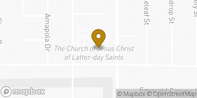 Map showing the location of The Church of Jesus Christ of Latter-day Saints in Las Vegas, NV 89142