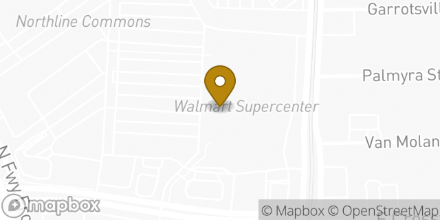 Map showing the location of McDonald's in Houston, TX 77022