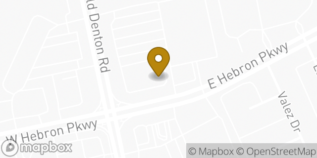Map showing the location of The UPS Store in Carrollton, TX 75010