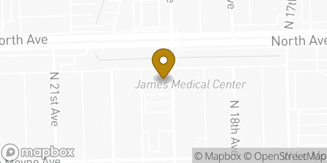 Map showing the location of Chase Bank in Melrose Park, IL 60160