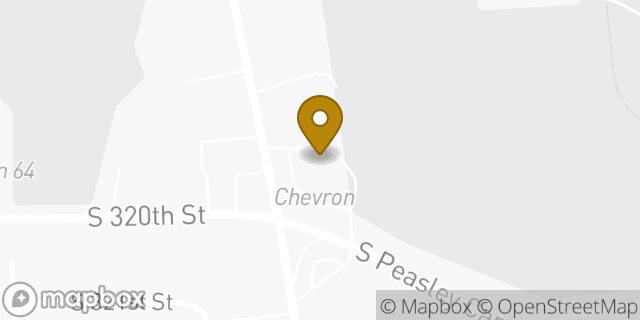 Map showing the location of Amazon Locker - Kaushik in Auburn, WA 98001