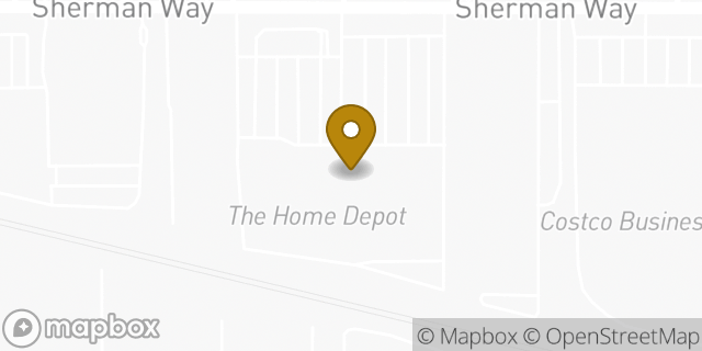 Map showing the location of The Home Depot in North Hollywood, CA 91605