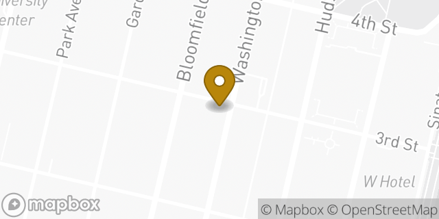 Map showing the location of McDonald's in Hoboken, NJ 07030