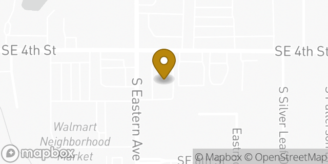 Map showing the location of ATM CVS in Moore, OK