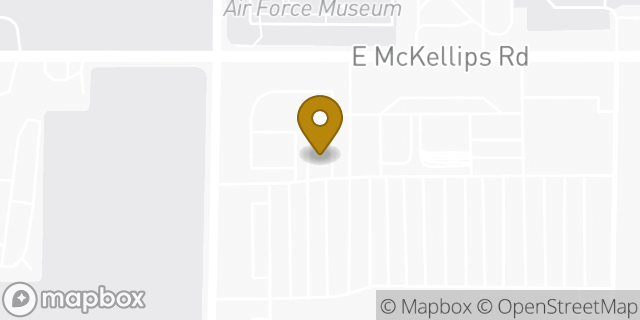 Map showing the location of Starbucks in Mesa, AZ 85215