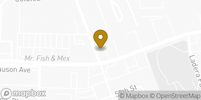Map showing the location of The UPS Store in Los Angeles, CA 90056