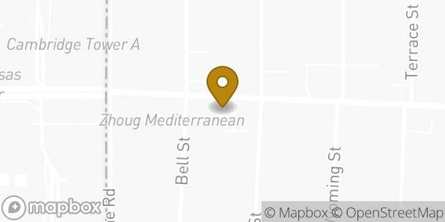 Map showing the location of Chipotle Mexican Grill in Kansas City, MO 64111