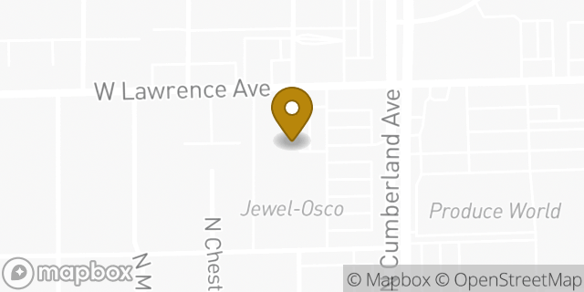 Map showing the location of The UPS Store in Chicago, IL 60656