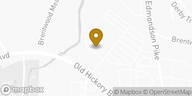 Map showing the location of The UPS Store in Nashville, TN 37211