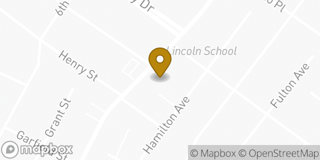 Map showing the location of American Legion in Fairview, NJ 07022