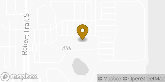 Map showing the location of Penske Truck Rental in Inver Grove Heights, MN 55077