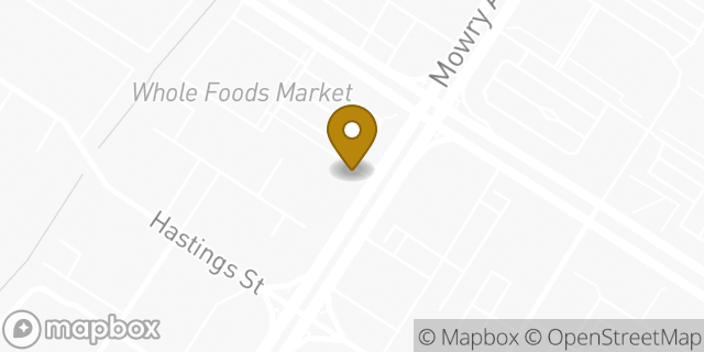 Map showing the location of Citibank in Fremont, CA 94538