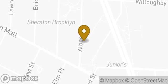 Map showing the location of Lululemon in Brooklyn, NY 11201