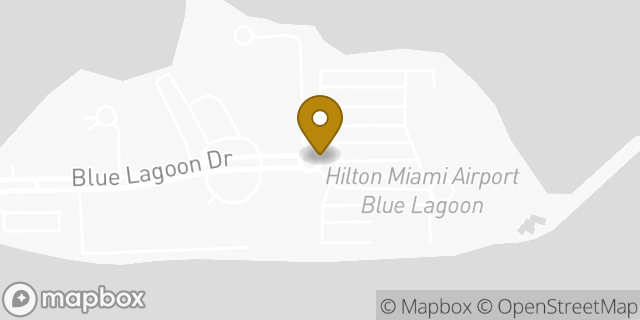 Map showing the location of Hertz in Miami, FL 33126