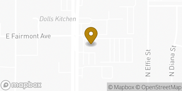 Map showing the location of Enterprise Car Sales in Fresno, CA 93726