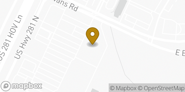 Map showing the location of Planet Fitness in San Antonio, TX 78258