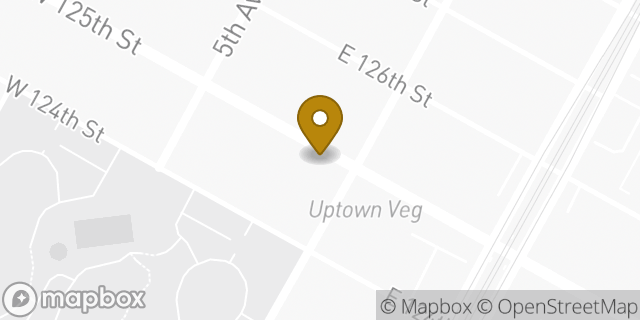 Map showing the location of The UPS Store in New York, NY 10035