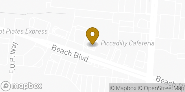 Map showing the location of Chipotle Mexican Grill in Jacksonville, FL 32207