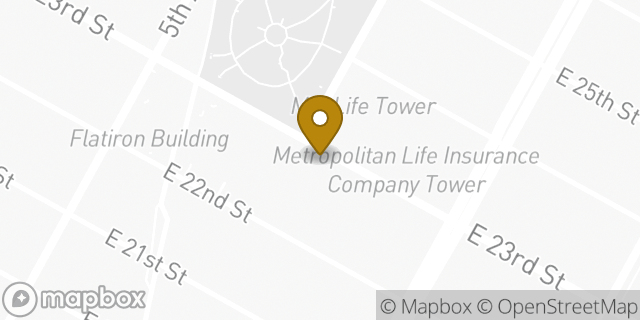 Map showing the location of McDonald's in New York, NY 10010