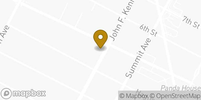 Map showing the location of Enterprise Rent-A-Car in Jersey City, NJ 07307