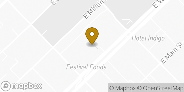 Map showing the location of Amazon Locker - Publisher in Madison, WI 53703
