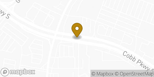Map showing the location of LongHorn Steakhouse in Atlanta, GA 30339