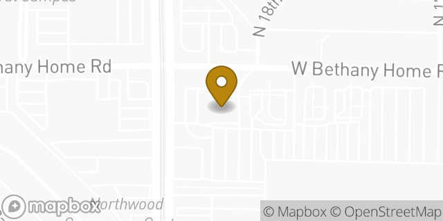 Map showing the location of ATM Walgreens in Phoenix, AZ 85015