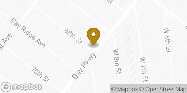 Map showing the location of Subway in Brooklyn, NY 11204