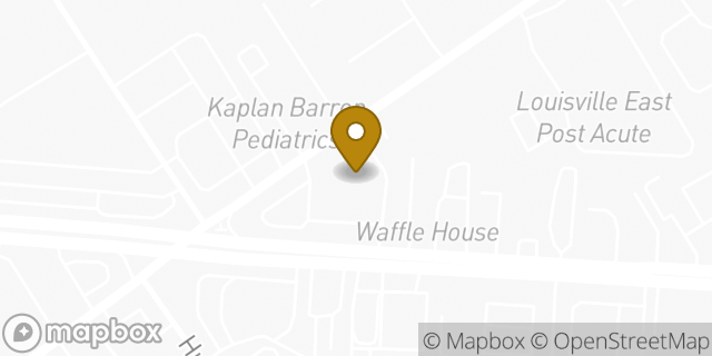Map showing the location of ATM Walgreens in Louisville, KY 40220