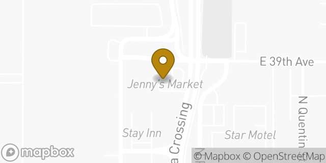 Map showing the location of Budget Truck Rental in Denver, CO 80239