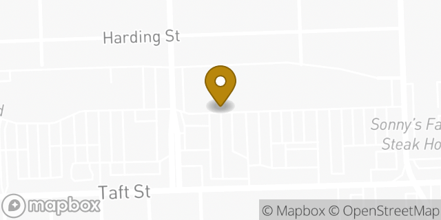 Map showing the location of Amazon Locker - Kicks in HOLLYWOOD, FL 33024