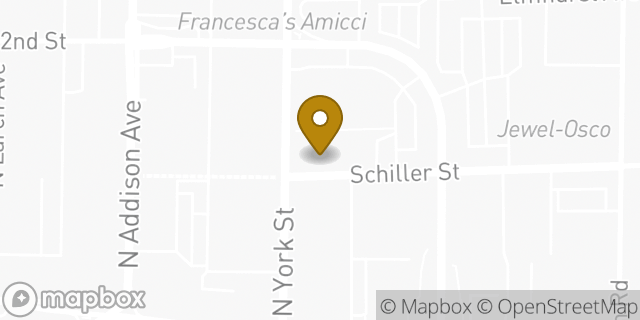 Map showing the location of Chipotle Mexican Grill in Elmhurst, IL 60126