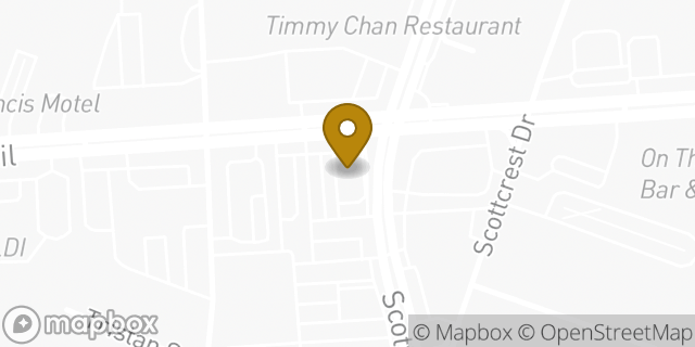 Map showing the location of McDonald's in Houston, TX 77021