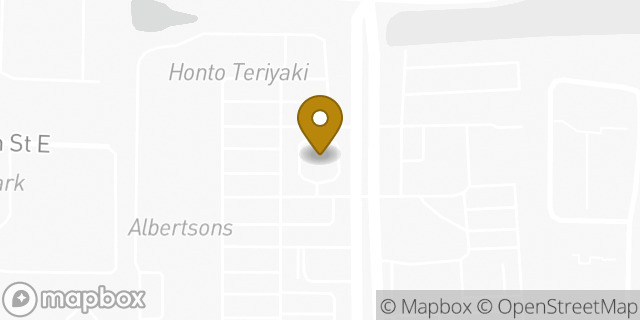Map showing the location of Amazon Locker - Motto in Puyallup, WA 98373