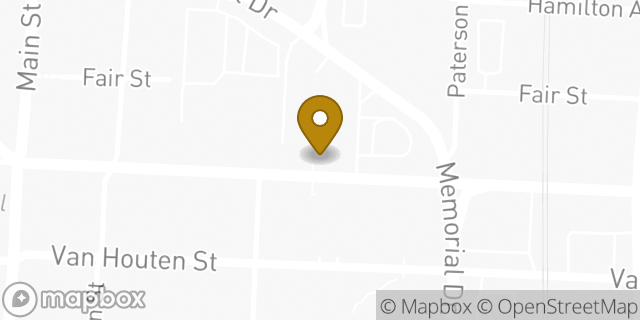 Map showing the location of Subway in Paterson, NJ 07505