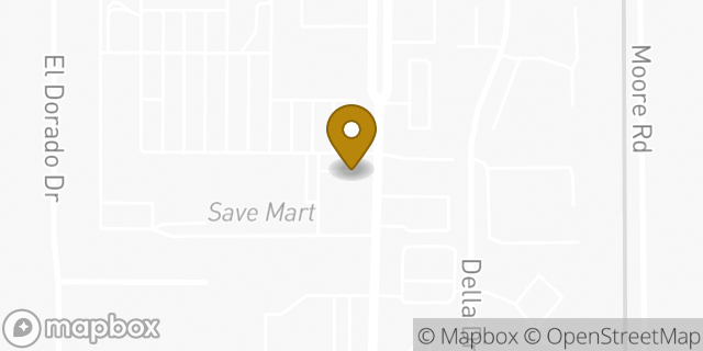 Map showing the location of Bank of America in Ceres, CA 95307