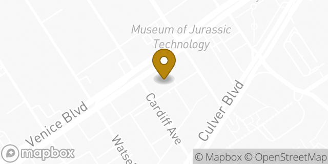 Map showing the location of Kaiser Permanente in Culver City, CA 90232