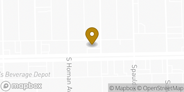 Map showing the location of Subway in Evergreen Park, IL 60805