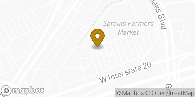 Map showing the location of HOTWORX in Arlington, TX 76017