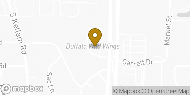 Map showing the location of Buffalo Wild Wings in Virginia Beach, VA 23462