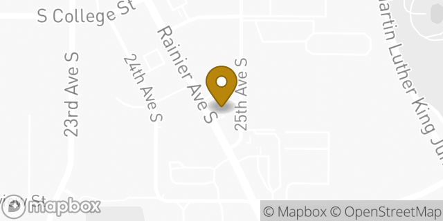 Map showing the location of Subway in Seattle, WA 98144