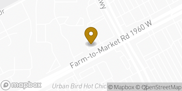 Map showing the location of The UPS Store in Houston, TX 77065