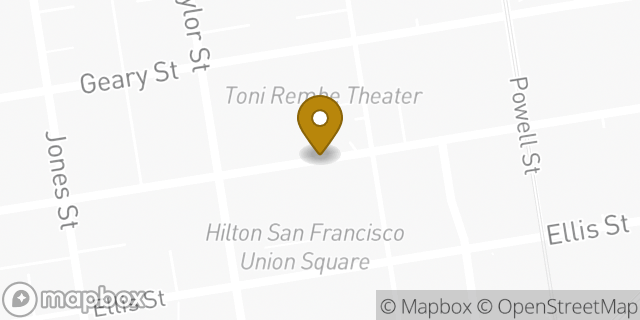 Map showing the location of Lyft O'Farrell Street San Francisco in San Francisco, CA 94102