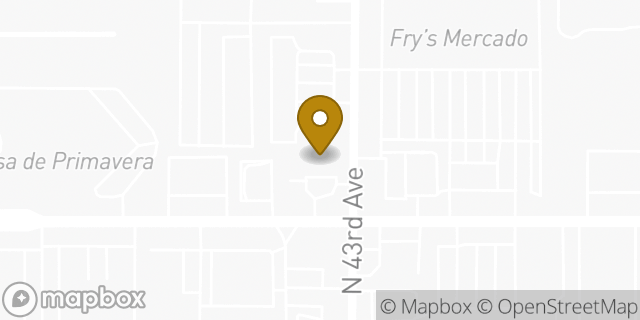Map showing the location of Coinme in Phoenix, AZ 85035