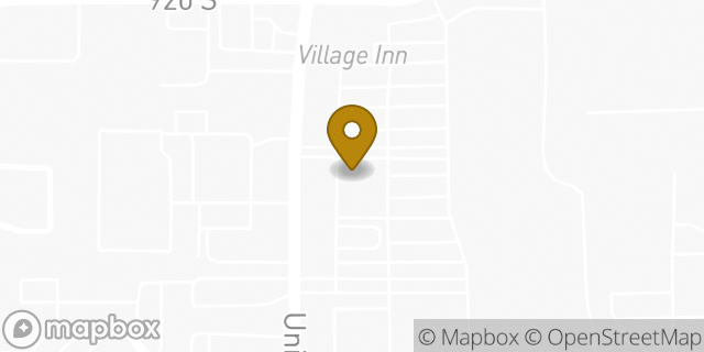 Map showing the location of Starbucks Coffee Company in Provo, UT 84601