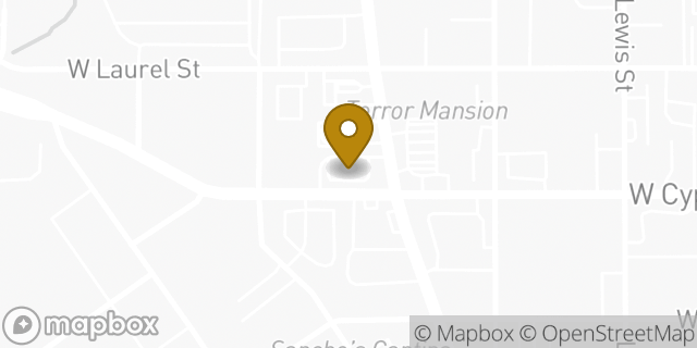 Map showing the location of Starbucks in San Antonio, TX 78212